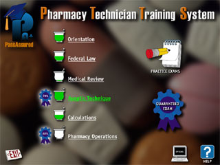 Pass Assured Pharmacy Technician Training System CD